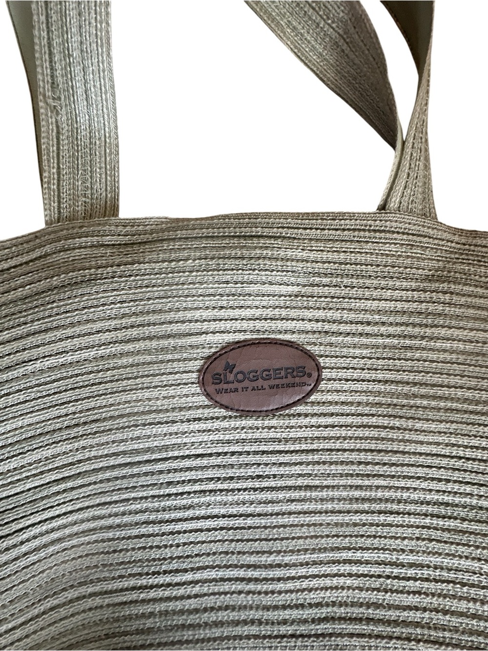 Sloggers Woven Style Tote Bag – Tan - Picture 5 of 10